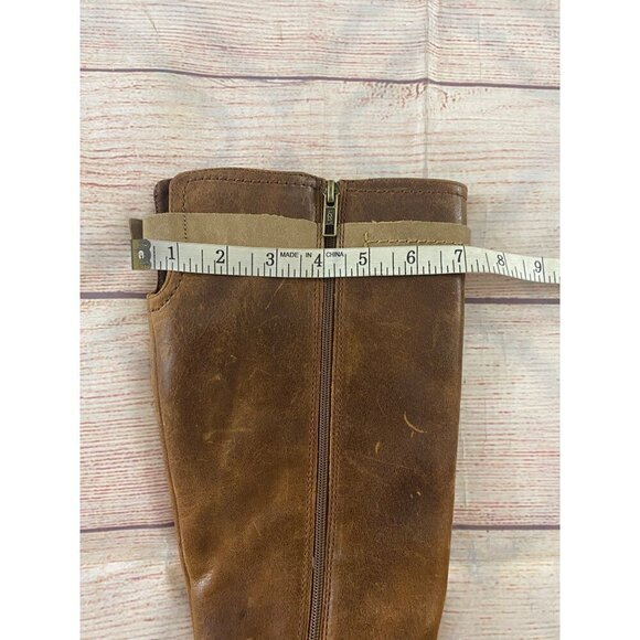 UGG Australia Women's Darcie Tall Riding Brown Distressed Boots - 7.5 - Picture 11 of 13